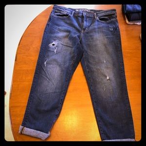 Women’s Gap Sexy Boyfriend Cut Capri Jeans, 14